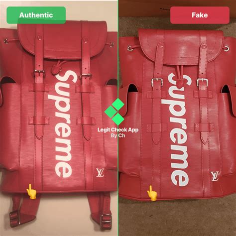 felpa lv x supreme fake|How To Spot Fake Supreme x Louis Vuitton Backpacks .